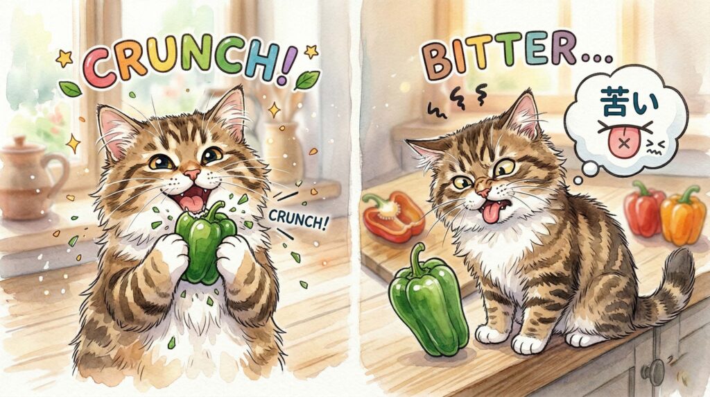猫にもピーマンの好き嫌いはある?