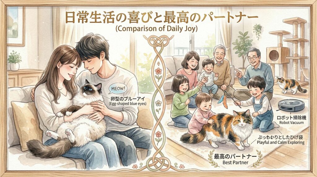 ラグドールとラガマフィンはどっちがおすすめ?