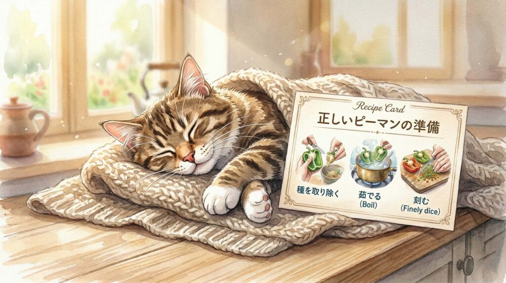 結局、猫はピーマンを食べても大丈夫なの?