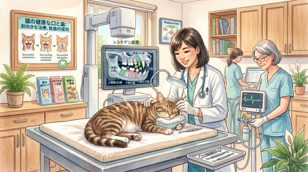 猫の前歯が無いことへの歯科対策と診断の重要性