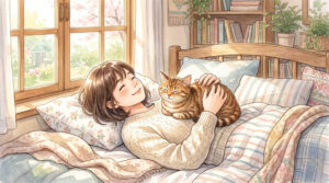 猫がお腹や胸の上で香箱座りをする本当の理由とは？