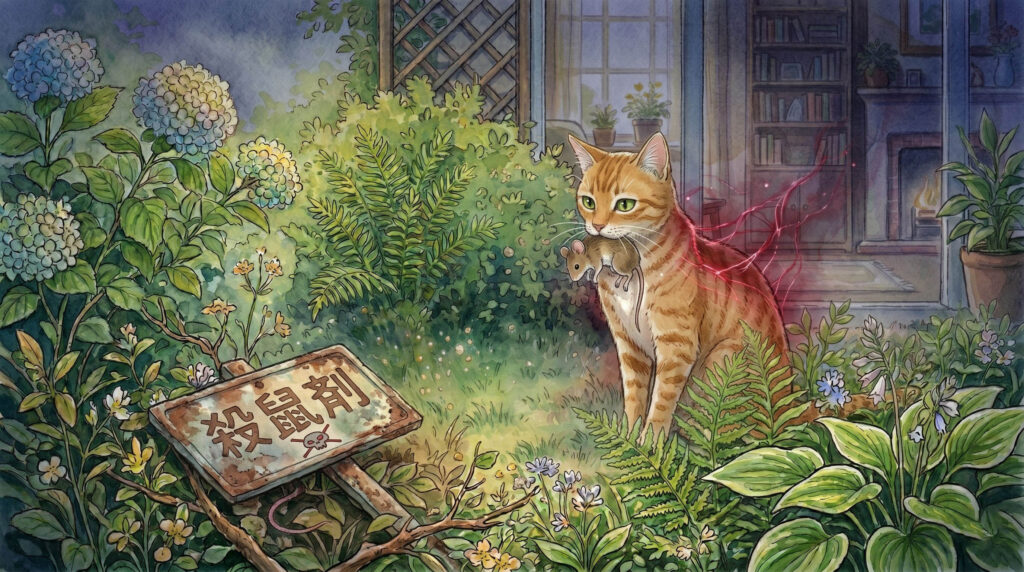 猫が毒餌を食べたネズミを食べることで起こる「病気」以上の危機