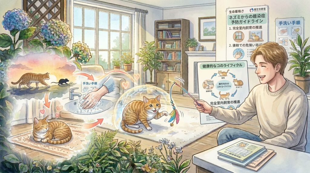 猫がネズミを食べる本能を理解した病気から守るための方法